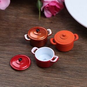💥3/$25 NWT Mini Dollhouse Kitchen Cooking Pot